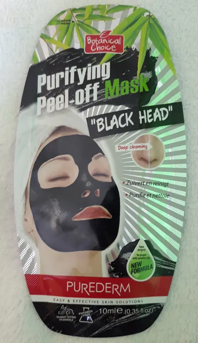 Purederm Botanical Choice, Purifying Peel-off Mask (Maska peel-off)