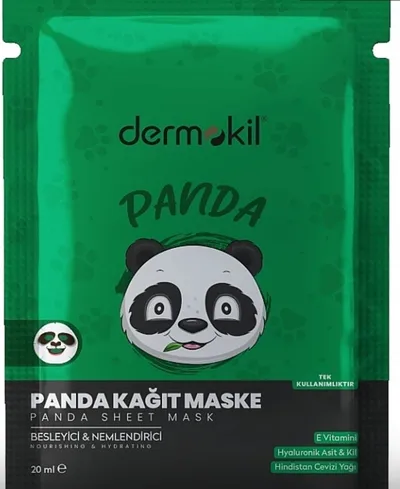 Dermokil Panda, Sheet Mask (Panda, Maseczka do twarzy w płachcie)