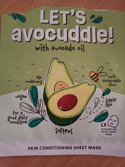 Action Let's Avocuddle Skin Conditioning Sheet Mask (Maseczka do twarzy)