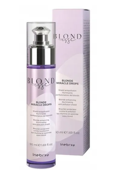 Inebrya Blondesse, Blonde Miracle Drops (Serum nabłyszczające do blond włosów)