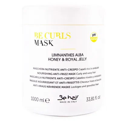 Be Hair Be Curls Mask, Limnanthes, Alba, Honey & Royal Jelly (Maska do włosów kręconych)