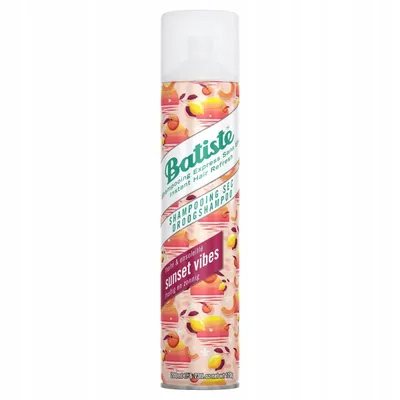 Batiste Sunset Vibes Dry Shampoo (Kwiatowo-owocowy suchy szampon do wszystkich rodzajów włosów)