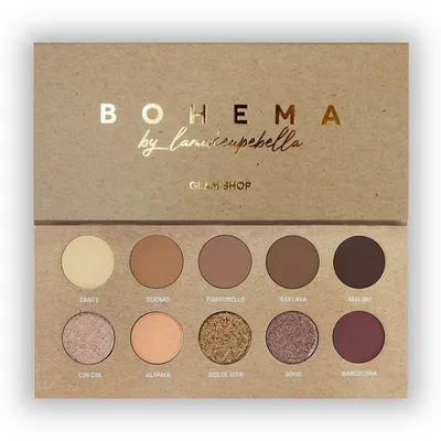 Glam Shop GlamBOX, Bohema by Lamakeupebella, Paleta cieni do powiek