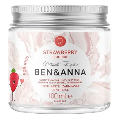 Ben&Anna Strawberry Fluoride Natural Toothpaste (Pasta do zębów dla dzieci "Truskawka" z fluorem)