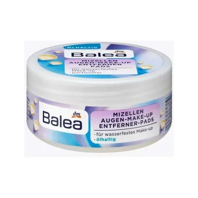 Balea Augen-Make-Up Entferner-Pads Mizellen Olhaltig (Płatki do demakijażu oczu z olejkiem micelarnym)