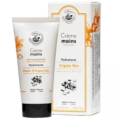 La Maison du Savon Creme Mains Hydratante Huile d' Argan Bio (Krem do rąk `Olej arganowy`)