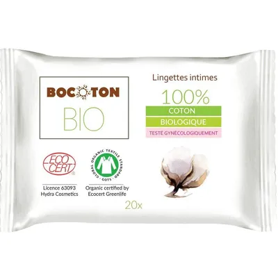 Bocoton Bio Lingettes Intimes (Chusteczki do higieny intymnej)