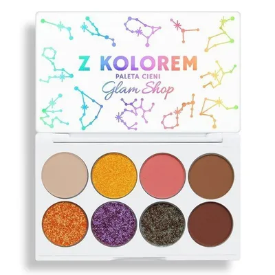 Glam Shop GlamBOX, Paleta cieni do powiek `Z kolorem`