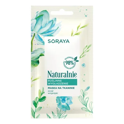 Soraya Naturalnie, Maska na tkaninie `Roślinne wygładzenie`