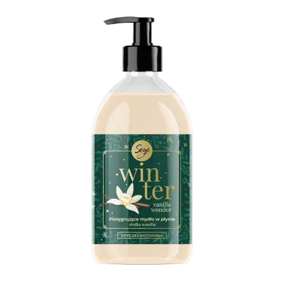 Seyo Winter Vanilla Wonder, Pielęgnujące mydło w płynie `Słodka wanilia`