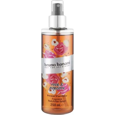 Bruno Banani Sweter Fantasy Rose & Popcorn, Fragrance Body & Hair Splash (Mgiełka do ciała i włosów)