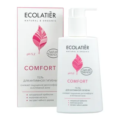 Ecolatier Żel do higieny intymnej pH  5,2 `Comfort `