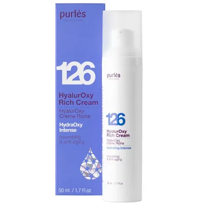 Purles 126 HyalurOxy Rich Cream (Nawilżający krem do twarzy o bogatej formule)