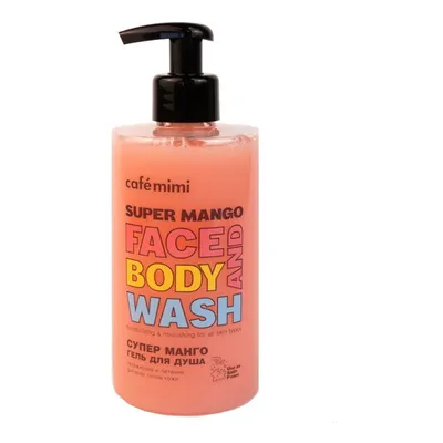 Cafe Mimi Face and Body Wash Super Mango (Żel do mycia twarzy i ciała `Super Mango`)