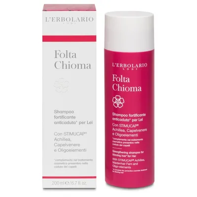 L'Erbolario Folta Chioma, Shampoo Fortificante (Wzmacniający szampon dla kobiet przeciw wypadaniu włosów)