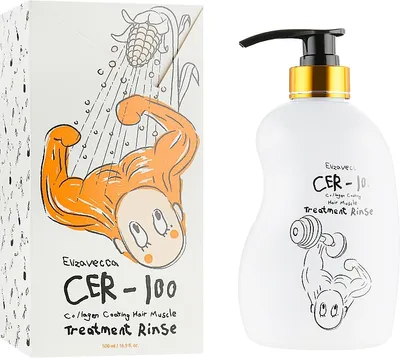 Elizavecca CER-100, Collagen Coating Hair Muscle Treatment Rinse (Balsam do włosów z kolagenem)