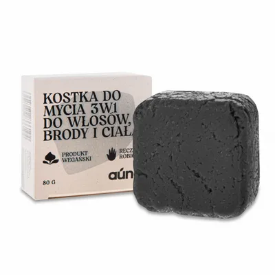 Auna Kostka do mycia 3w1 do włosów, brody i ciała