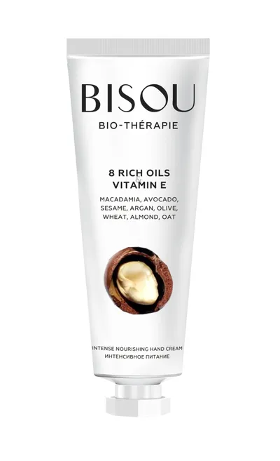 Bisou Bio-Therape 8 Rich Oils And Vitamin E Hand Cream (Krem do rąk `Intensywne odżywianie 8 olejków`)
