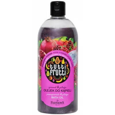 Tutti Frutti Opalizujący olejek do kąpieli 'Granat i pitaya' (Nowa wersja)