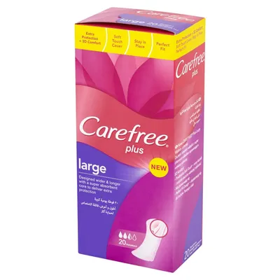 Carefree Plus Large, Wkładki higieniczne