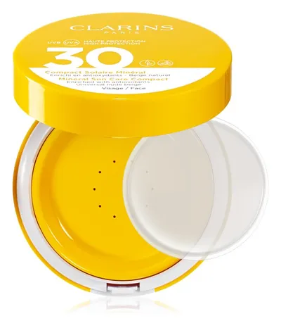 Clarins Sun , Mineral Sun Care Compact SPF 30 (Mineralny fluid ochronny do twarzy SPF 30)
