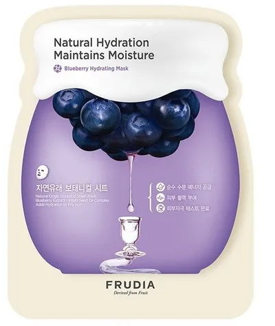 Frudia Natural Hydration Maintains Moisture, Blueberry Hydrating Mask (Nawilżająca maska w płacie)