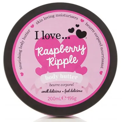 I Love... Cosmetics Raspberry & Ripple, Body Butter (Odżywcze masło do ciała)