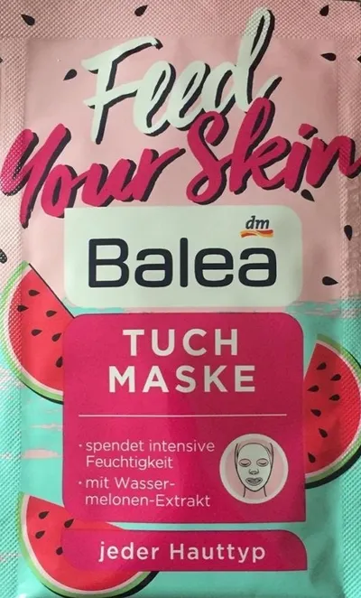Balea Feed Your Skin Tuchmaske (Maska w płachcie o zapachu arbuza)
