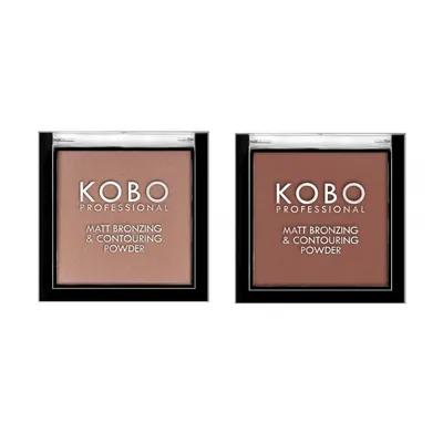 Kobo Professional Matt Bronzing & Contouring Powder (Puder do konturowania twarzy)