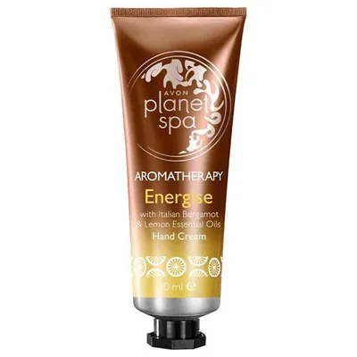 Avon Planet Spa, Aromatherapy, Energise  with Italian Bergamot & Lemon Essential Oils Hand Crem (Krem do rąk z bergamotką i cytryną)