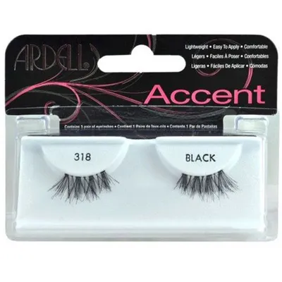 Ardell Lashes Accents 318 Black (Sztuczne rzęsy - połówki)