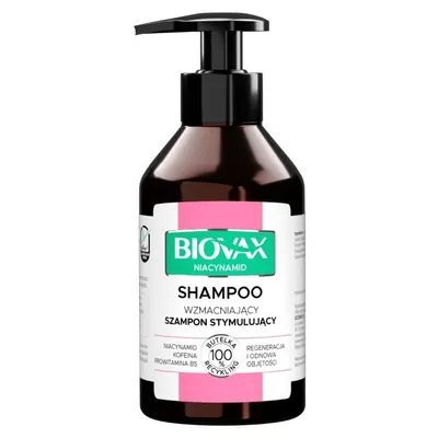 L'biotica Biovax Niacynamid, Wzmacniający szampon stymulujący