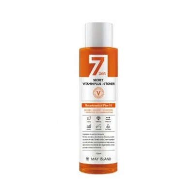 May Island 7 Days Secret ,Vita Plus-10 Toner (Toner do twarzy)