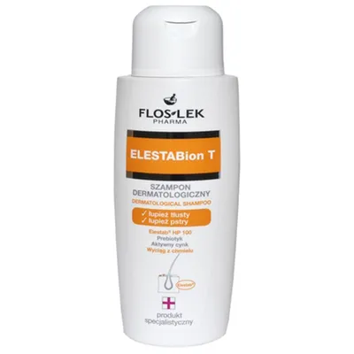 Floslek Pharma, ELESTABion T (Szampon dermatologiczny - łupież tłusty i pstry)
