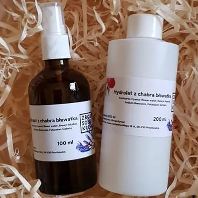 Zrób sobie krem Hydrolat z kwiatu chabra organiczny