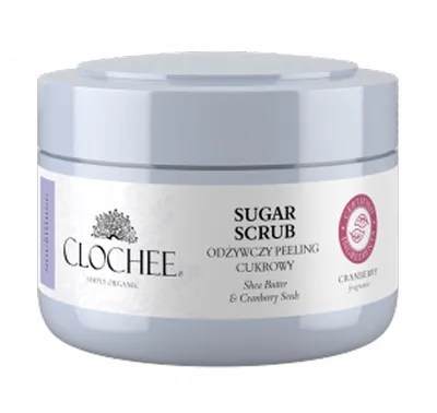Clochee Sugar  Butter & Cranberry Scrub (Odżywczy peeling cukrowy do ciała `Żurawina`)