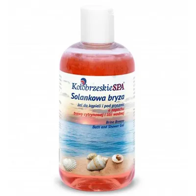 Kołobrzeskie SPA Solankowa bryza żel do kąpieli i pod prysznic o zapachu trawy cytrynowej i lilii wodnej