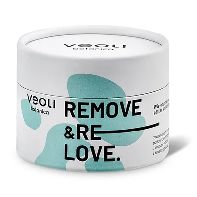 Veoli Botanica Remove & Relove, Wielorazowe bambusowe płatki kosmetyczne