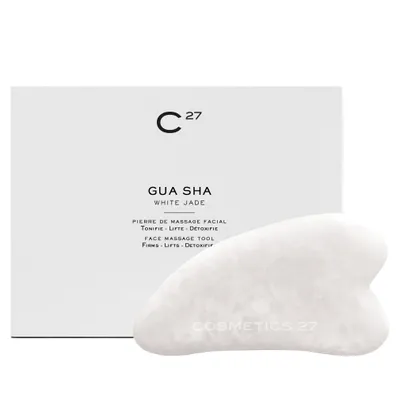 Cosmetics 27 Gua Sha White Jade Pierre de Massage Facial (Kamień do masażu z jadeitu)