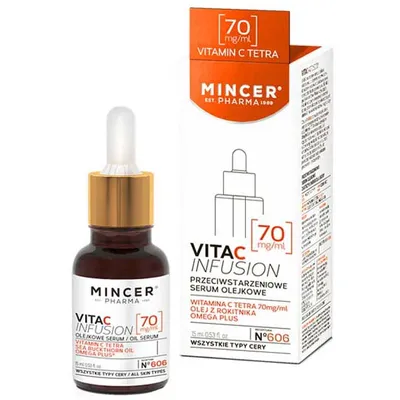 Mincer Pharma Vita C Infusion, 70 mg/ml Przeciwstarzeniowe serum olejkowe No. 606