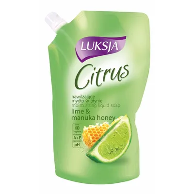 Luksja Citrus, Nawilżające mydło w płynie  `Limonka i miód manuka`