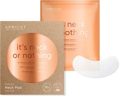 Apricot Beauty & Healthcare Neck Pad It's Neck or Nothing (Podkładka pod szyję z kwasem hialuronowym wielokrotnego użytku)