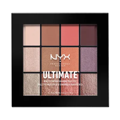 NYX Professional Makeup Ultimate, Multi-Finish Shadow Palette (Paleta cieni do powiek)