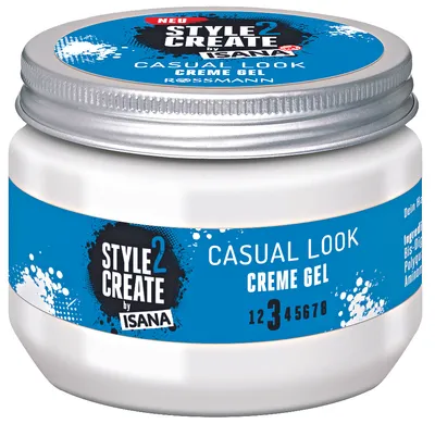 Isana Style 2 Create, Casual Look Creme Gel (Żel do włosów)