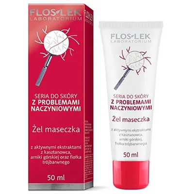 Floslek Pielęgnacja Cery Naczynkowej, Żel - maseczka