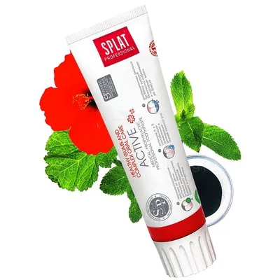 Splat Professional Active, Pasta do łagodnego wybielenia zębów i wzmocnienia dziąseł
