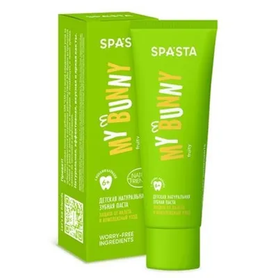 Spasta Pasta do zębów dla dzieci 6+ `My Bunny`