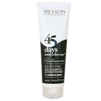 Revlon 45 Days Total Color Care,  Sulfate Free 2 in 1 Shampoo & Conditioner for Radiant Darks (2 w 1 szampon i odżywka do włosów)