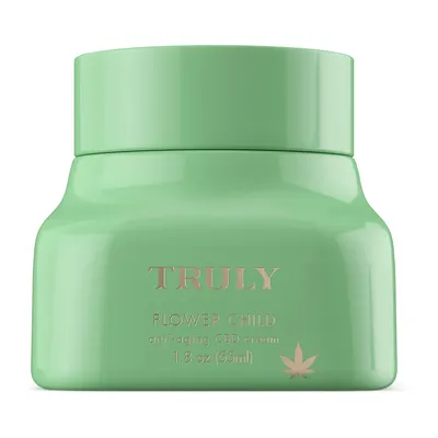 Truly Flower Child, Anti-Aging CBD Face Cream (Przeciwstarzeniowy krem do twarzy z CBD)
