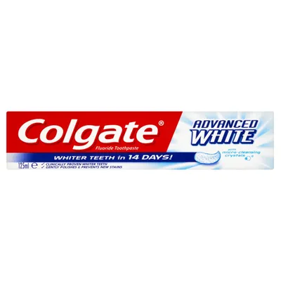 Colgate Advanced White with Microcleansing Crystals (Pasta do zębów z mikrokryształkami)